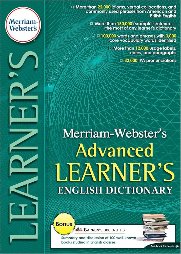 辞書Merriam-Webster's Advanced Learner's Merriam-Webster's Advanced Learner's English Dictionary