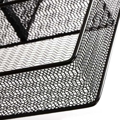 Miniatura 3 de Hiceeden Paquete de 2 organizadores de cajones de escritorio de malla, bandeja organizadora de escritorio grande de 16.1 x 12.2 x 2 pulgadas con 2