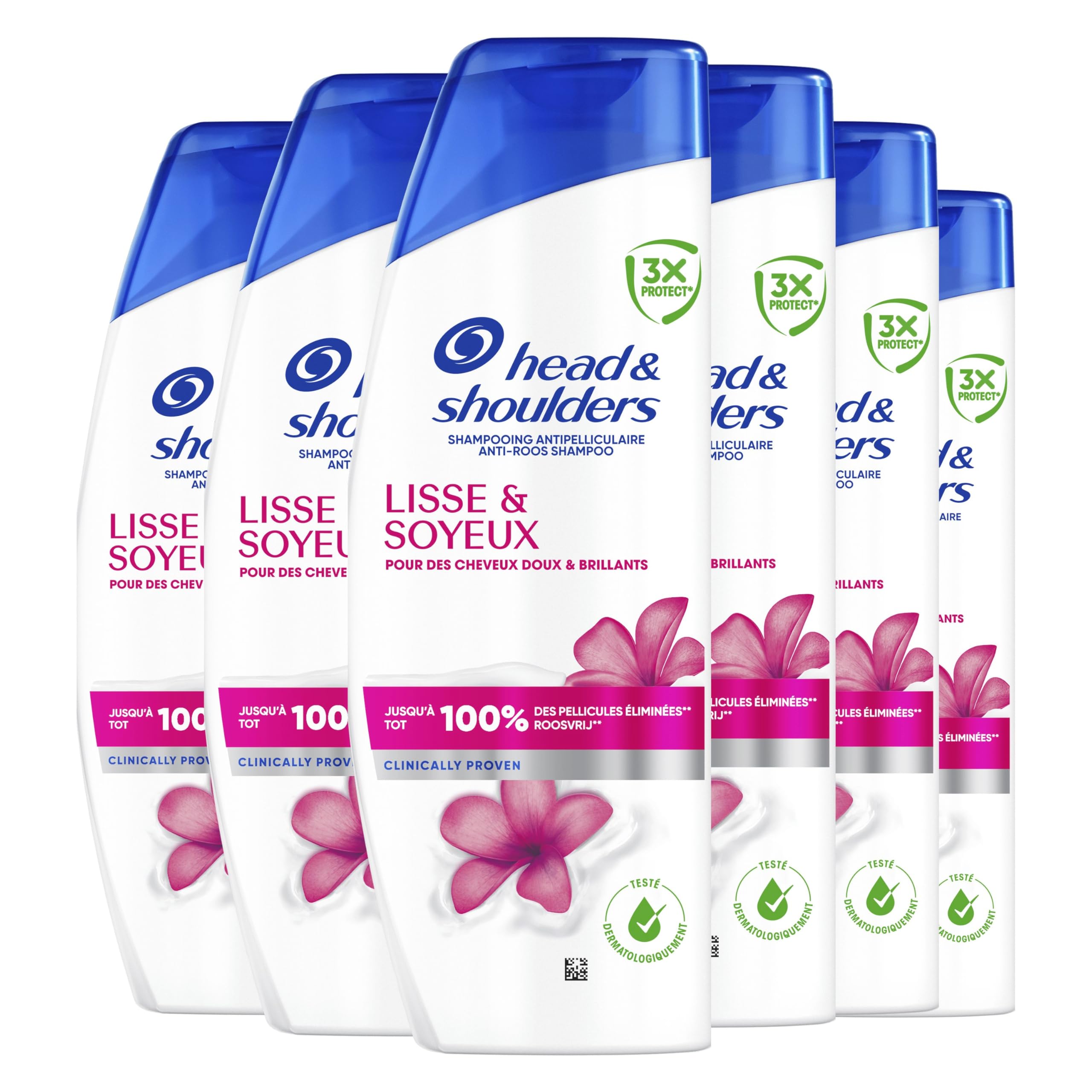 Head & Shoulders Pro-Expert 7 Shampoing Antipelliculaire Anti-Chute à la Caféine. Combat 7 problèmes du cuir chevelu et améliore la rétention des cheveux Protection complète, cliniquement prouvé