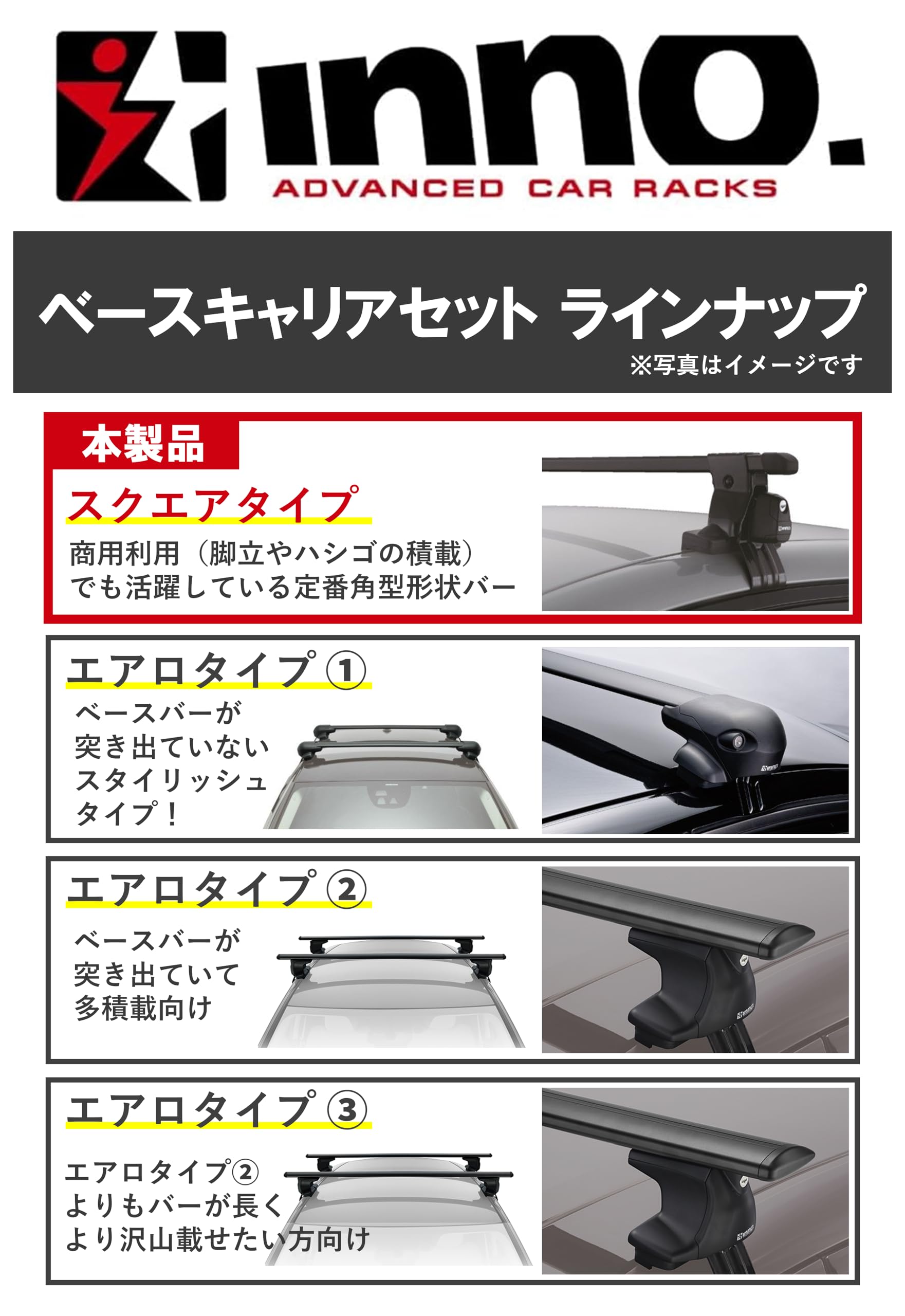 Amazon | カーメイト(CARMATE) inno(イノー) 車種別 ベースキャリア Amazon | カーメイト(CARMATE) inno(イノー) 車種別 ベースキャリア