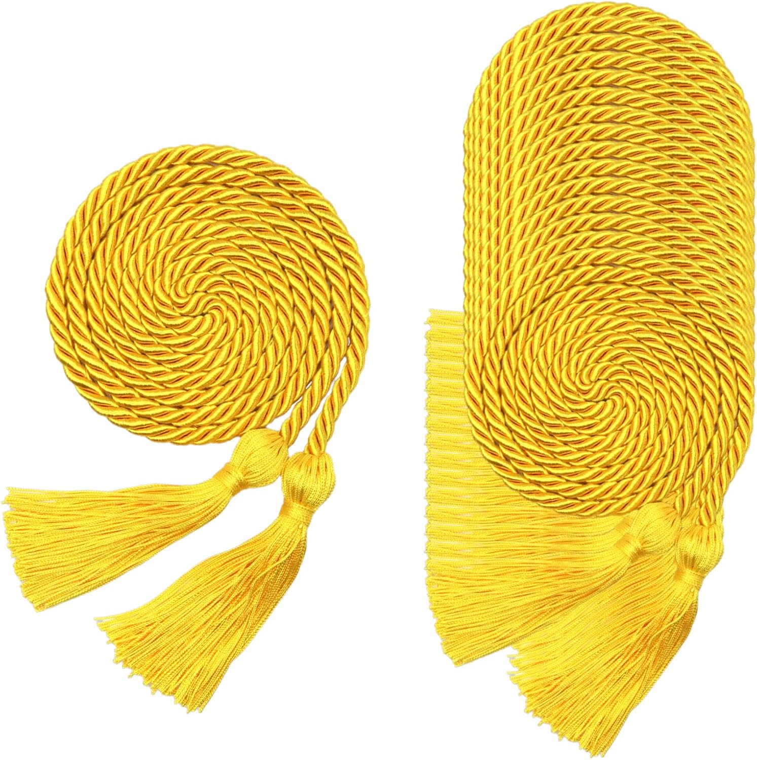 16 Pack Maroon Graduation Honor Ropes Cords Bulk, Yarn Honor Cords with Tassel for High School Bachelor Gown College Graduation 2025(Maroon)