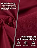 Vista 6 de wantdo - Piloto estilo marinero con doble botonadura para mujer, abrigo de invierno de longitud media con cinturón