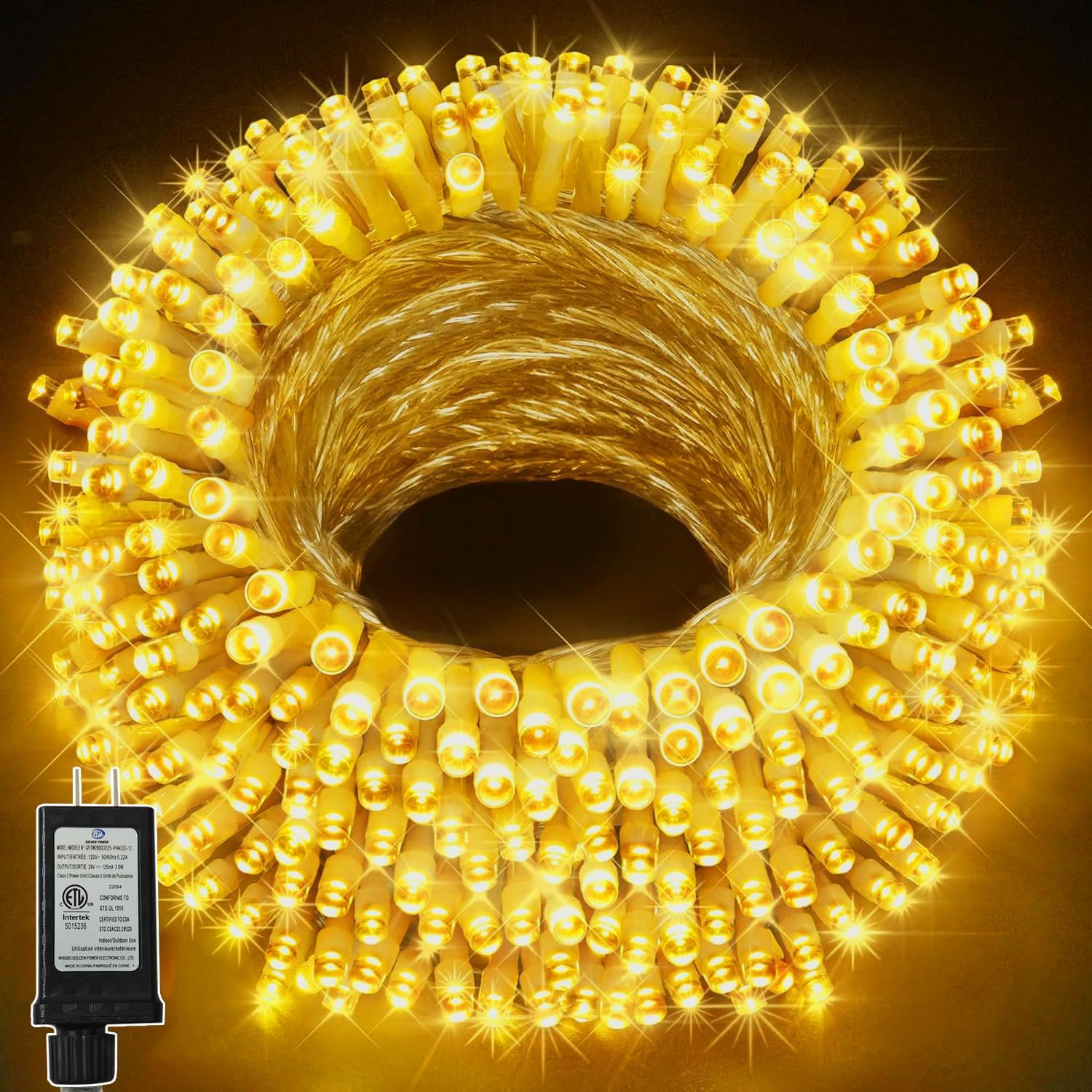 Guirlande Lumineuse LED Rideau Blanc Chaud – Extérieur Jardin – Multicolore