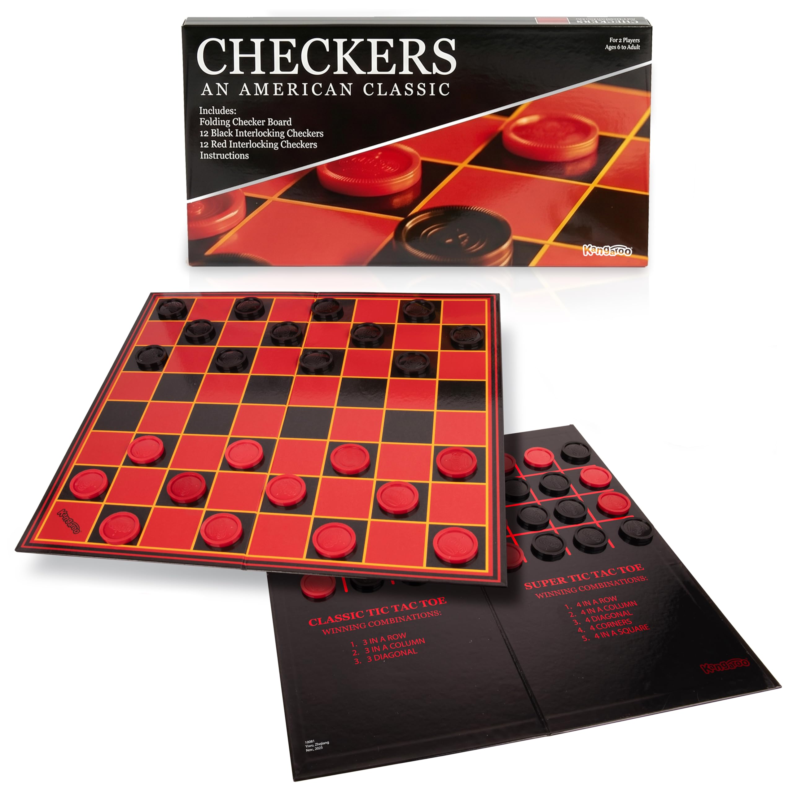 Kangaroo Checkers Board Game, Board Games - Amazon Canada