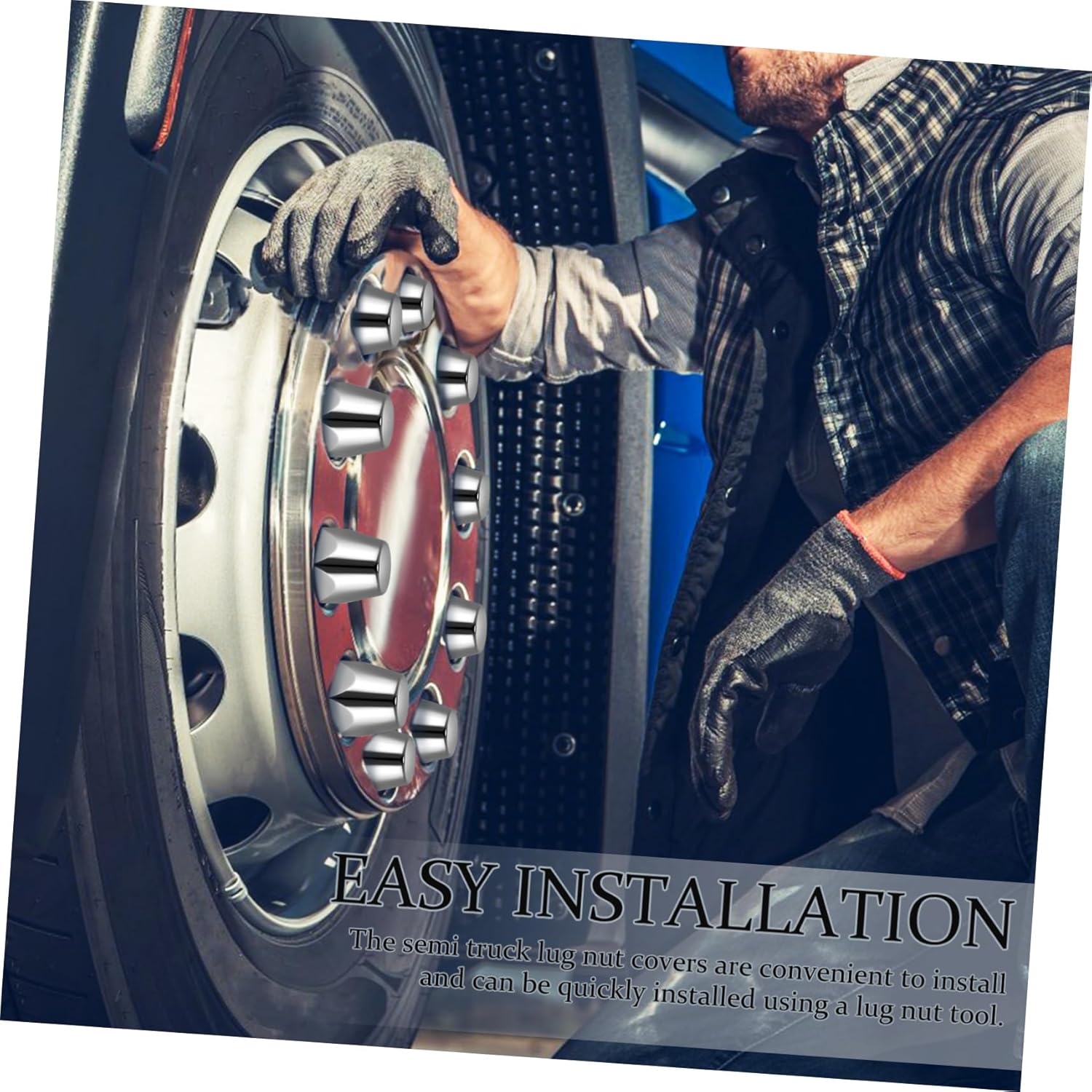 Semi Truck Lug Nut Covers Pcs Lug Nut Covers for Semi Trucks for Car Exterior Accessories