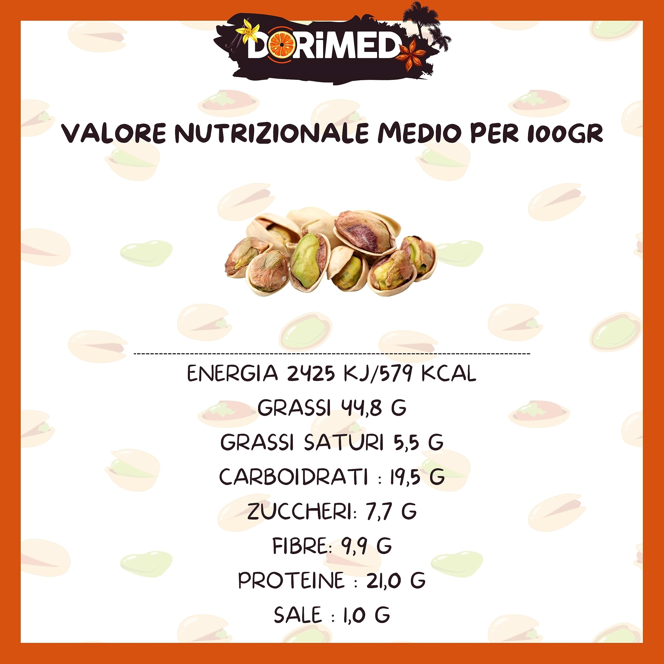 Pistacchi Salati Con Guscio Giganti Secchi [1kg]. Frutta Secca Con Sale Di Prima Qualità, Noci Di Pistacchio Tostato Buonissimo Grande Adatto Per Dolci Siciliani. Pistacchio Salato Squisito - Dorimed