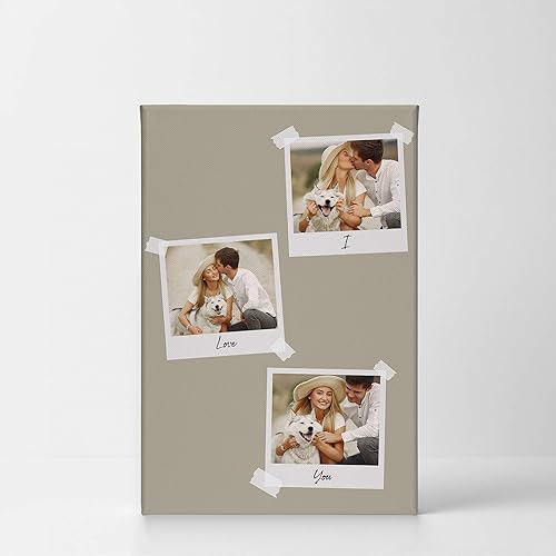 Vista 95 de Smile Art Design Imagen de collage de 3 imágenes, impresión en lienzo personalizada con tus fotos, impresiones fotográficas personalizadas, regalos