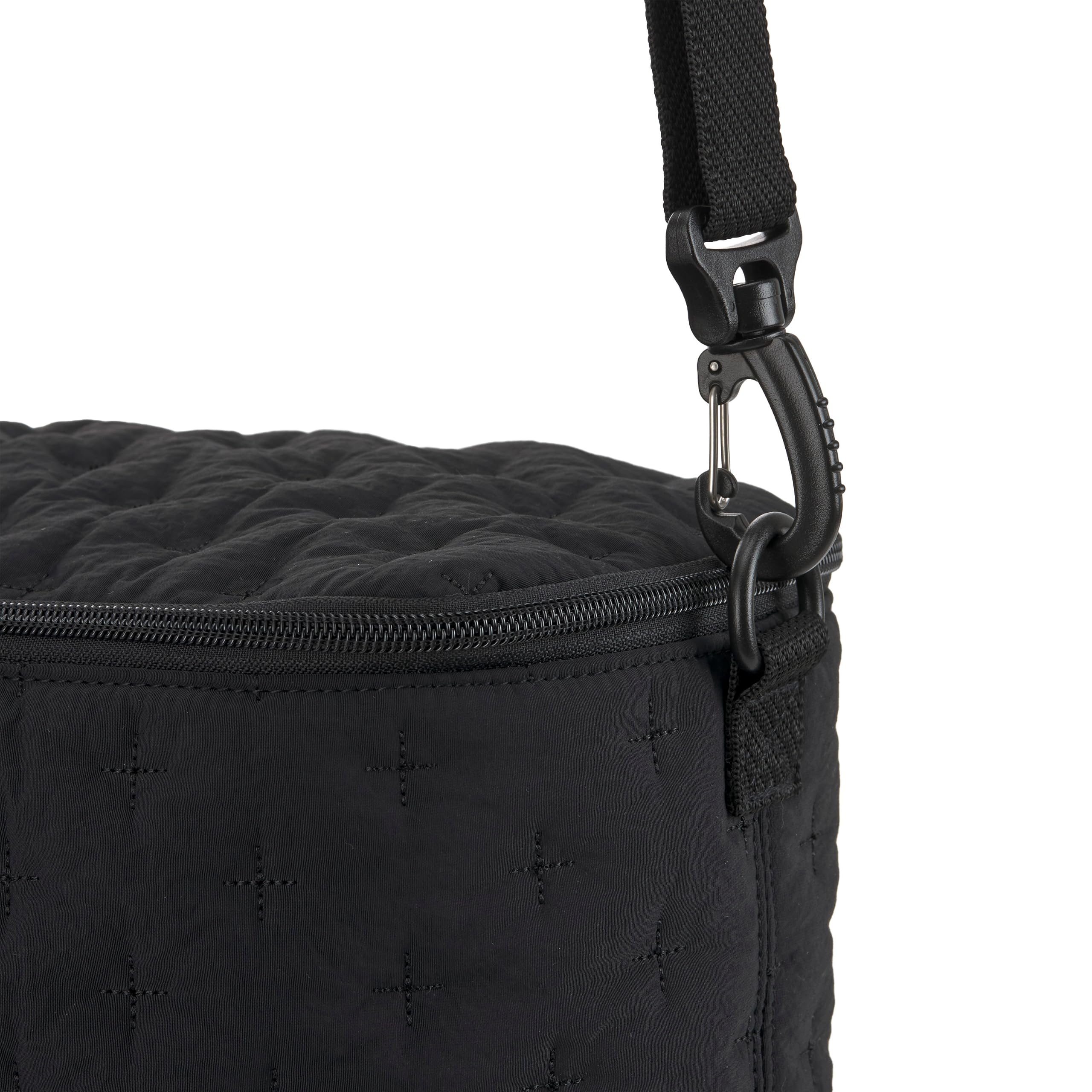 LÄSSIG Kinderwagen Buggy Organizer Enoa mit Befestigung Quilted Black | Kinderwagentasche, Buggy Organizer, Kinderwagen Organizer, Wickelorganizer