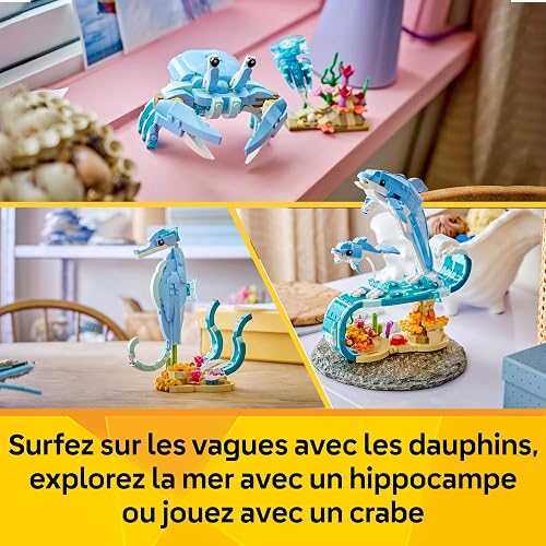 LEGO Creator 3in1 Sea Animals: Beautiful Dolphins 31385 - 3