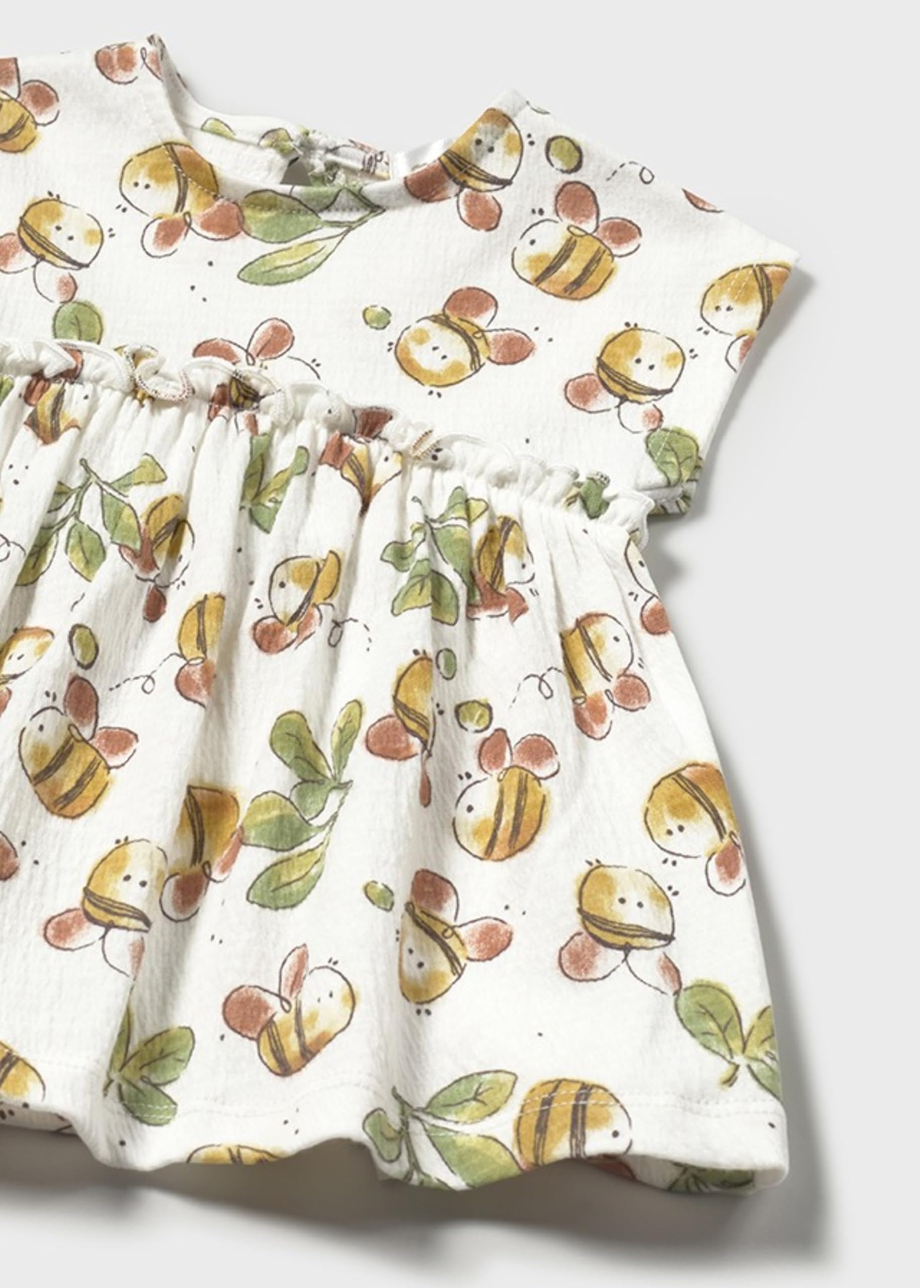 Vestido Bebé Niña Manga Corta - Verano - Regalo - Punto - Ropa de 3 a 18 Meses