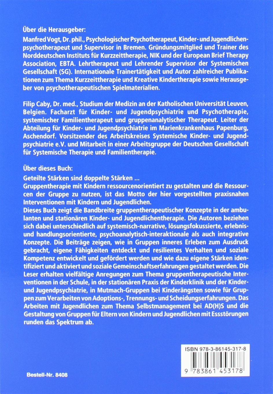 Ressourcenorientierte Gruppentherapie mit Kindern und Jugendlichen
