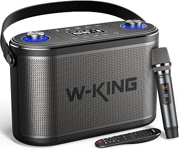 W-king 240 W ذروة المحمولة بلوتوث المتكلم بصوت عال، 2.1 ستيريو 3-طريقة حزب كبير في الهواء الطلق اللاسلكية المتكلم ث/الجهير & الثلاثي ضبط/جيتار & منفذ Mic/uhf ميكروفون/مرافقة/rec/مباشر/hp مراقب