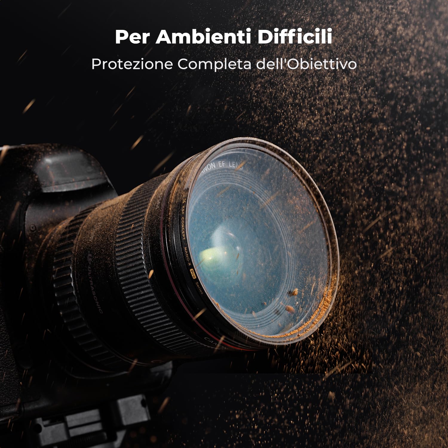 K&F CONCEPT Nano-Xcel Pro 67mm Filtro UV Professionale con Cornice in Ottone Ultrasottile, Vetro HD con Trasmissione del 99,8% Senza Vignettatura per Obiettivi Grandangolari