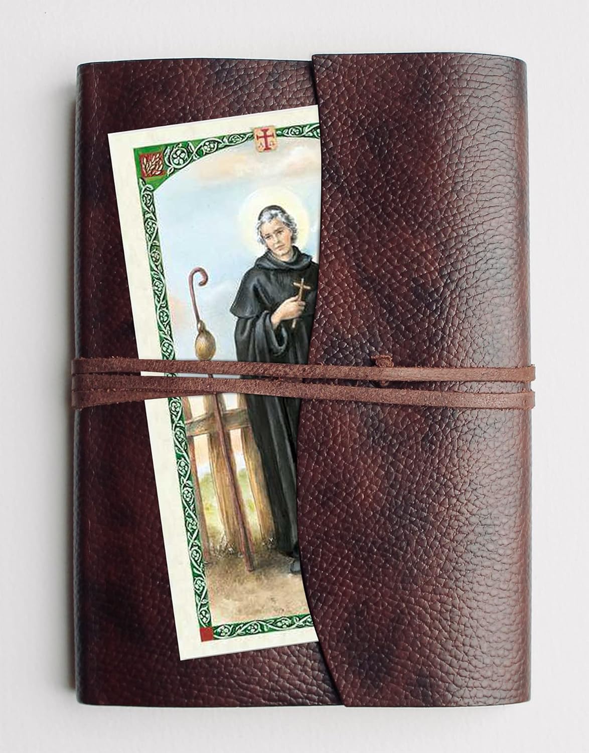 Laminated St Peregrine Prayer Card with Saint Peregrine Pocket Token, One Day At A Time Coin, The Lord's Prayer | Catholic Holy Patron Saint of Cancer Patients Themed Inspirational Set | 4 Items - Image 3