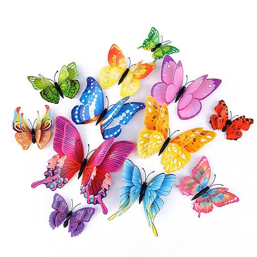 3D Butterfly Wall Decor with Magnets