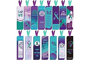 Teal Suicide Prevention Awareness Bookmarks