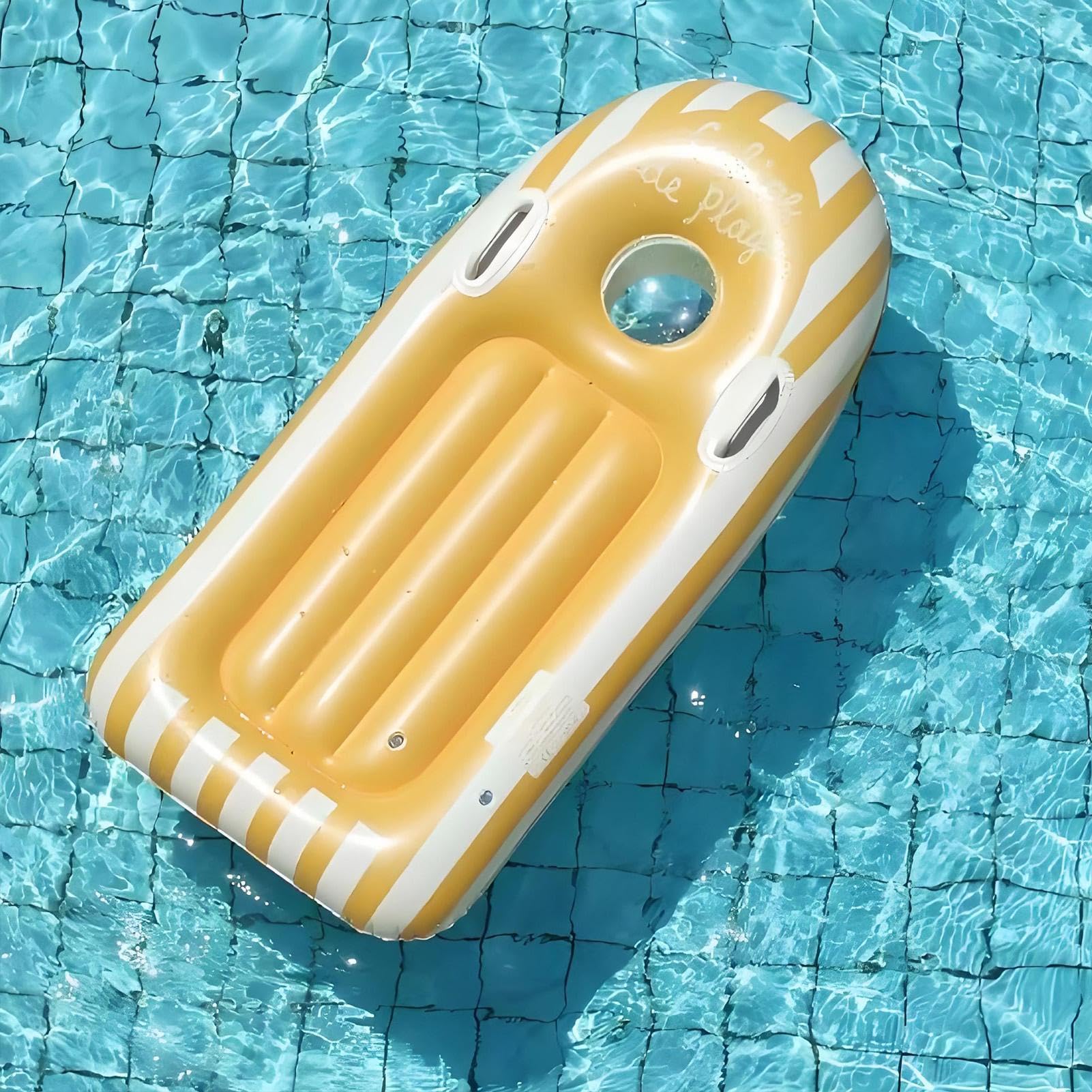 Tavola da Nuoto - Surfboard gonfiabile galleggiante portatile con maniglia - Giochi da spiaggia per bambini | per vacanze estive viaggi laghi acqua surf surfing giochi attività sportive