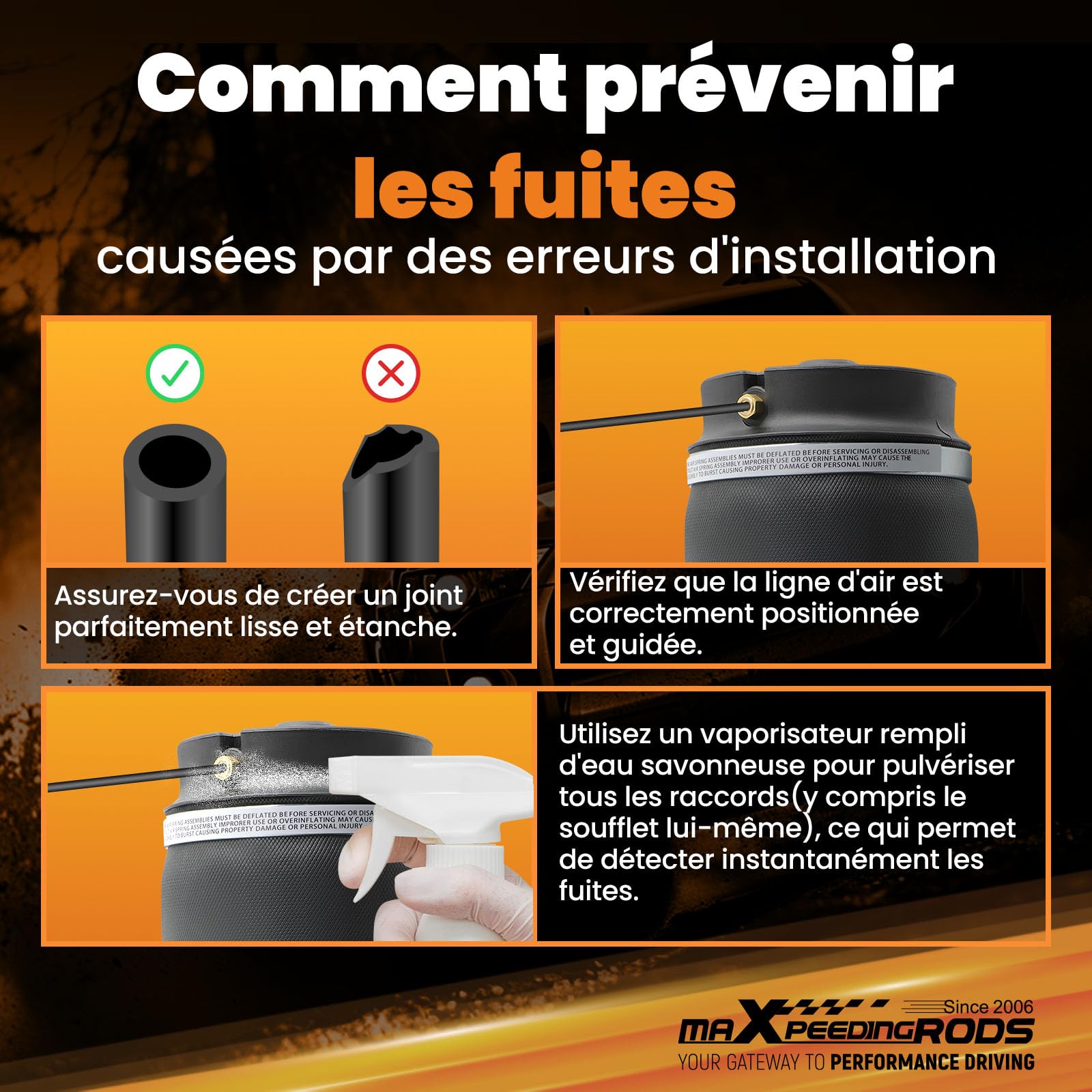 maXpeedingrods 2x Suspension Pneumatique pour Mercedes W164 X164 | OE 1643200725, 1643200325, 4matic ArrièRe Gauche Et Droit