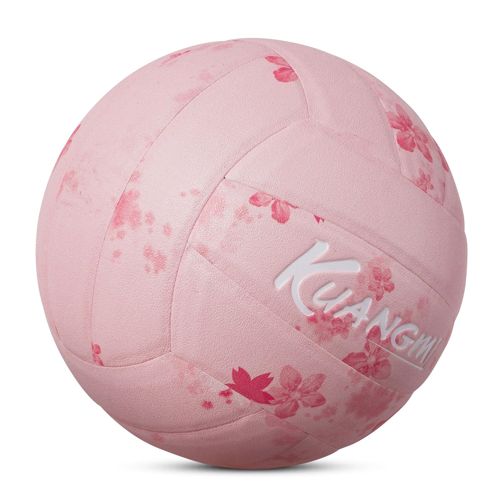 Kuangmi Weicher Volleyball, offizielle Größe 5, Indoor- & Outdoor-Freizeitball, Sporttraining, Strandspielball für Anfänger, Teenager, Erwachsene
