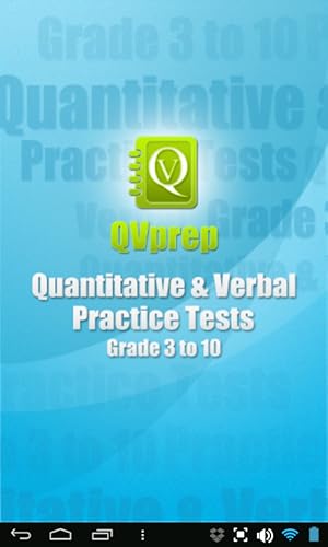 QVprep Escola Edição: Grade 3 4 5 6 7 8 9 10 Quantitativos e Verbal Capacidade de testes práticos pa