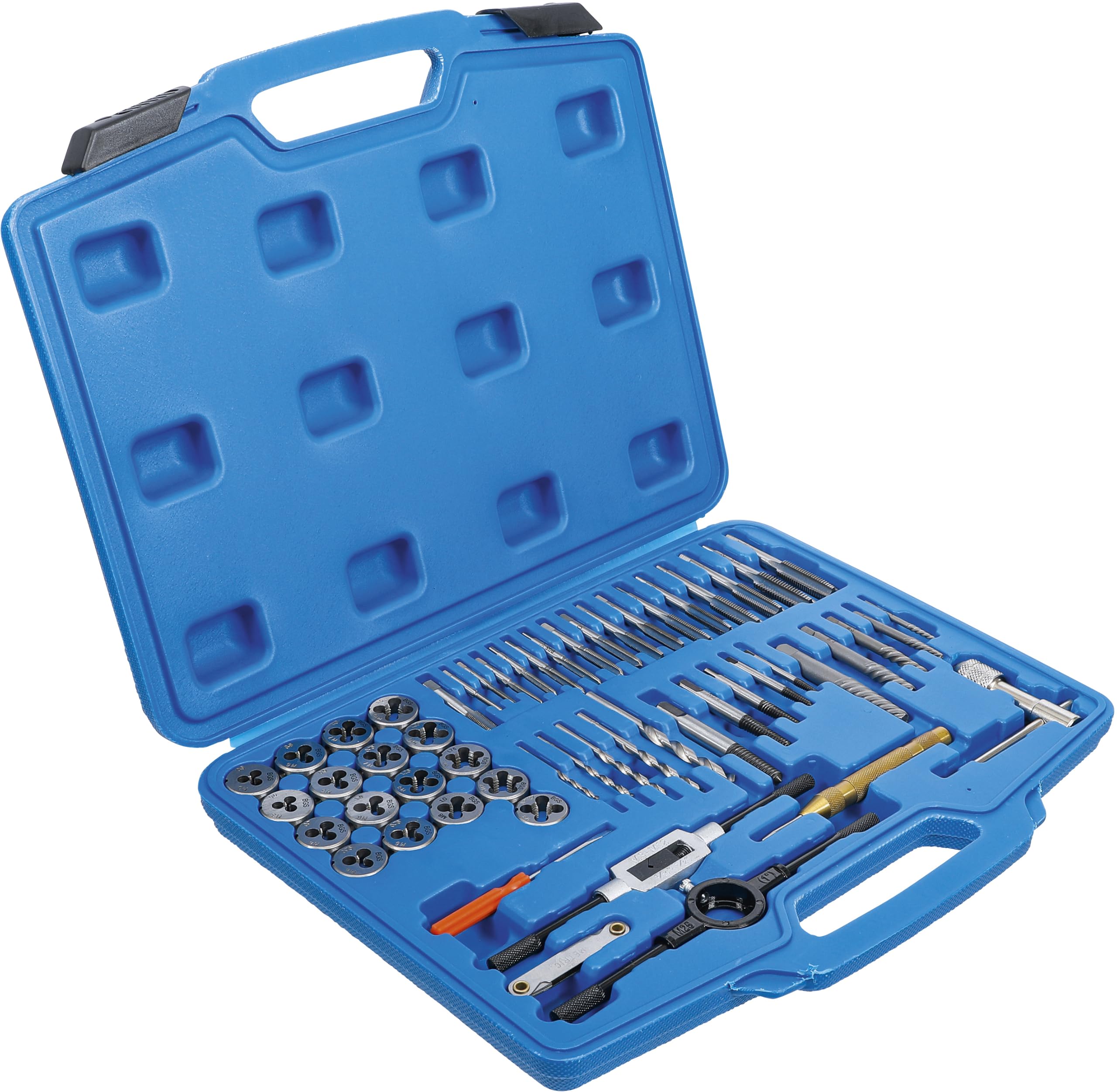 BGS 70104 | Set maschi e filiere | M3 - M12 | 56 pz.