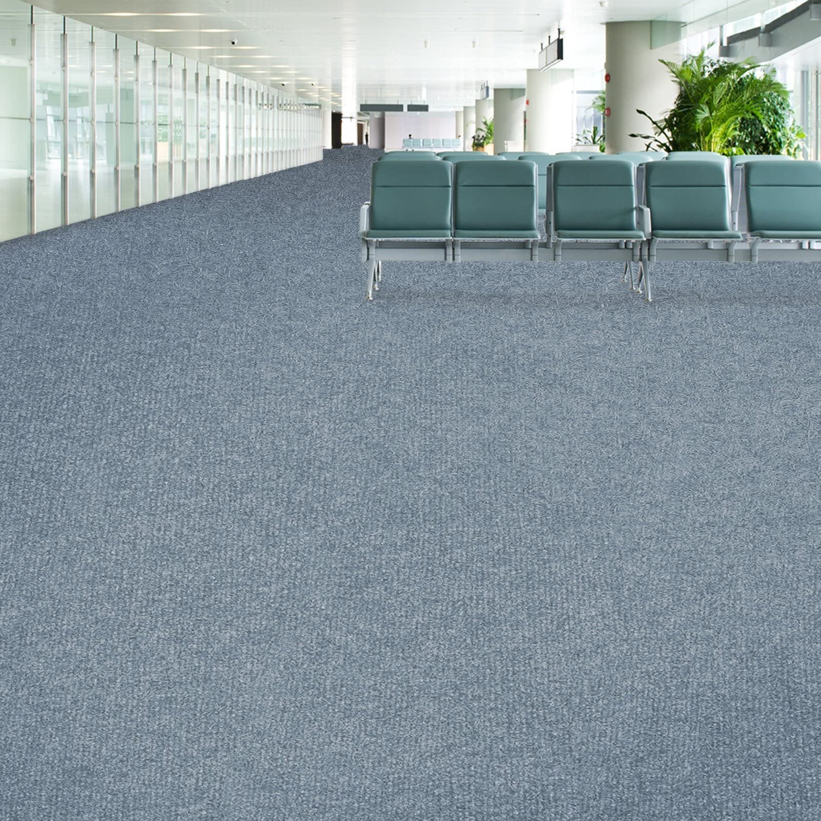 Floordirekt Nadelfilz-Teppich Malta | Bodenbelag aus Nadelvlies für Wohnraum und Büro | Kälteisolierend & trittschalldämmend | Viele Farben & Größen (200 x 250 cm, Grau)