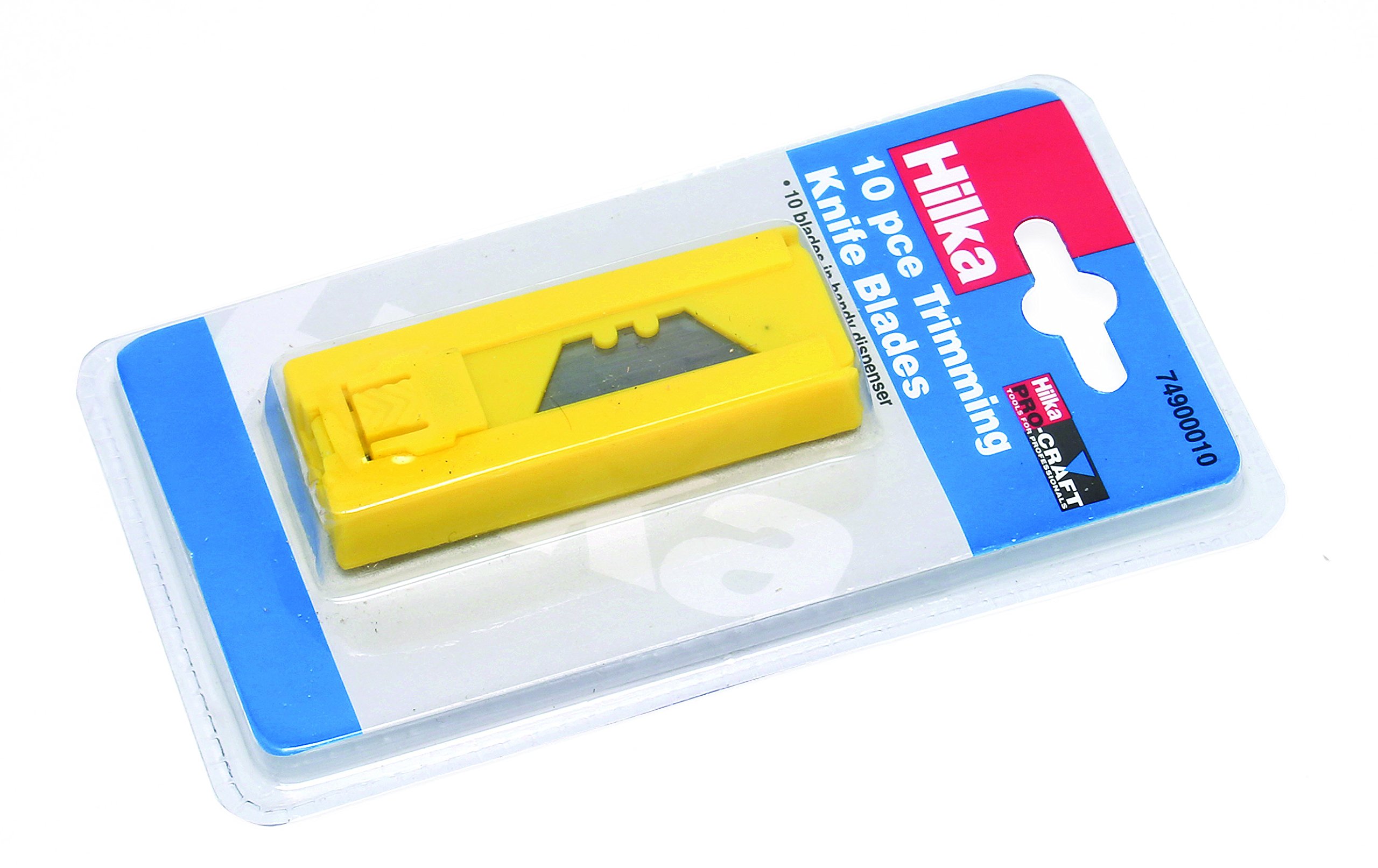 Hilka Yellow 10Pc Trim Knife Blades Pro Craft