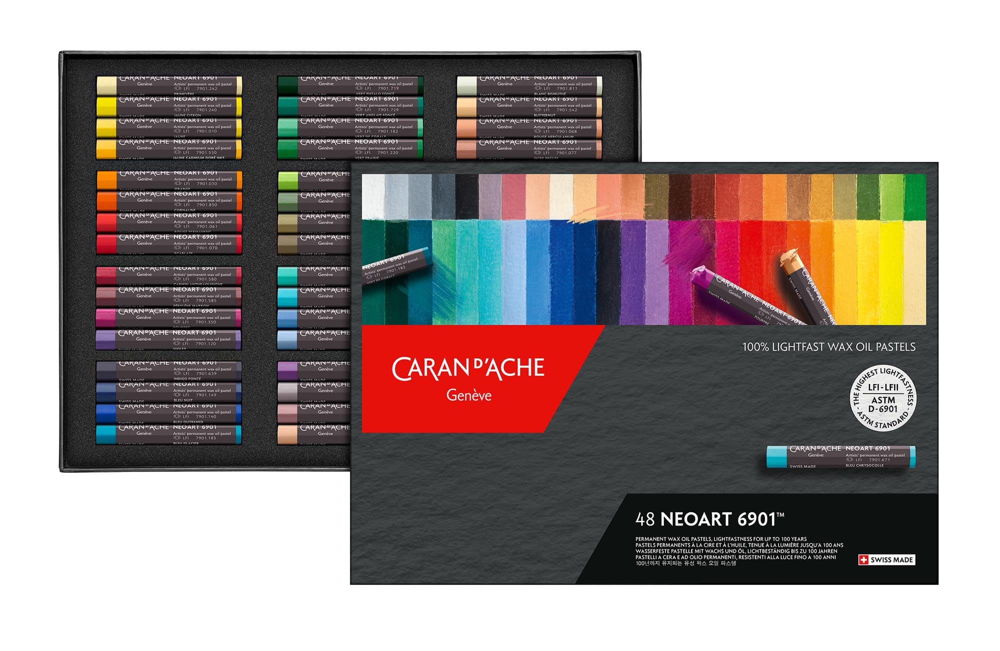Amazon.com: NEOART 6901 Caran D'Ache 48 Colors