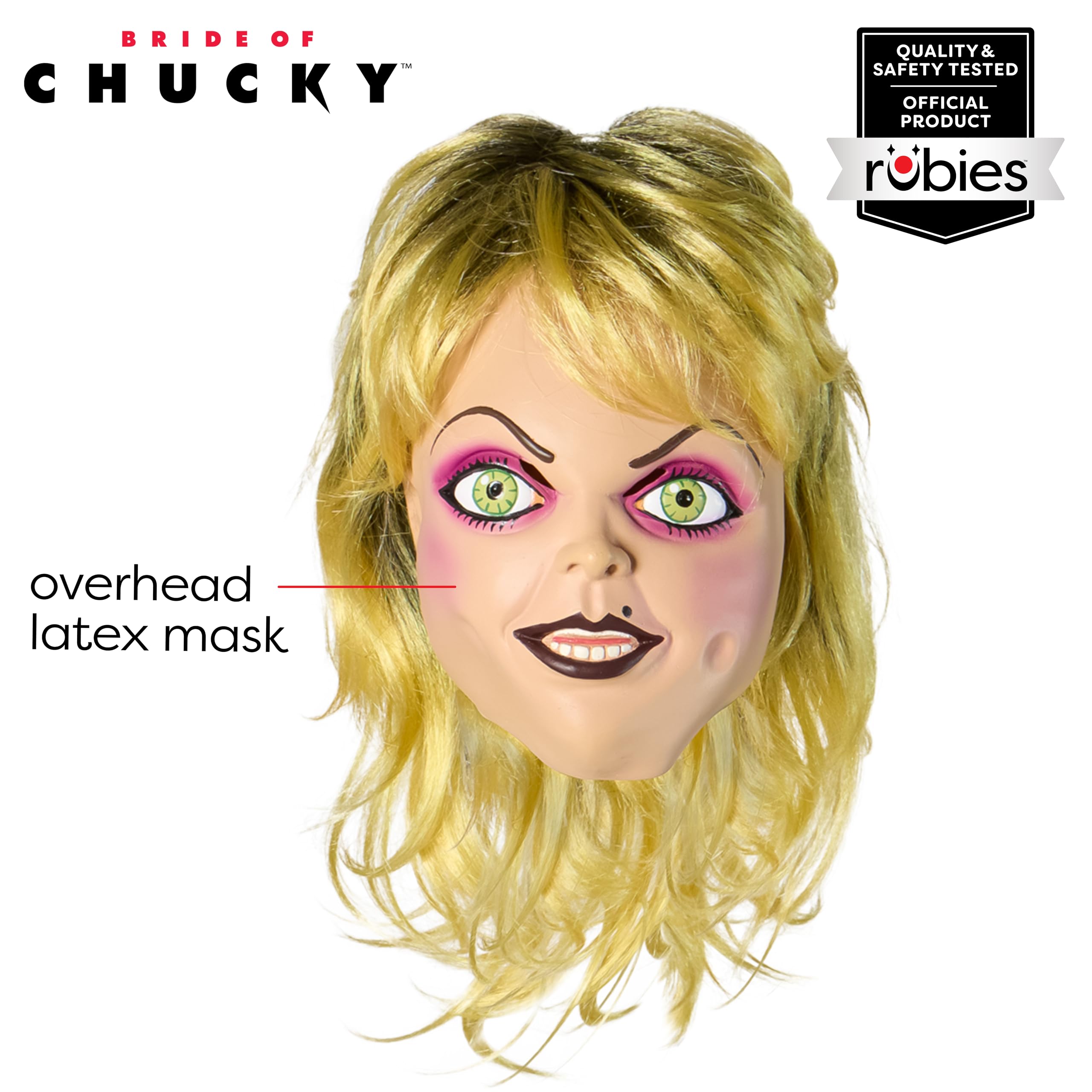 Amazon.com: Rubies Bride of Chucky: Tiffany Overhead Latex Mask
