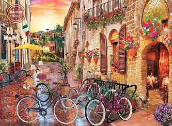 Anatolian Puzzle - Biking in Tuscany, 1000 Piece Jigsaw Puzzle, #1068