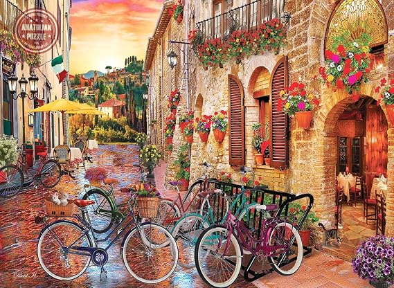 Anatolian Puzzle - Biking in Tuscany, 1000 Piece Jigsaw Puzzle, #1068