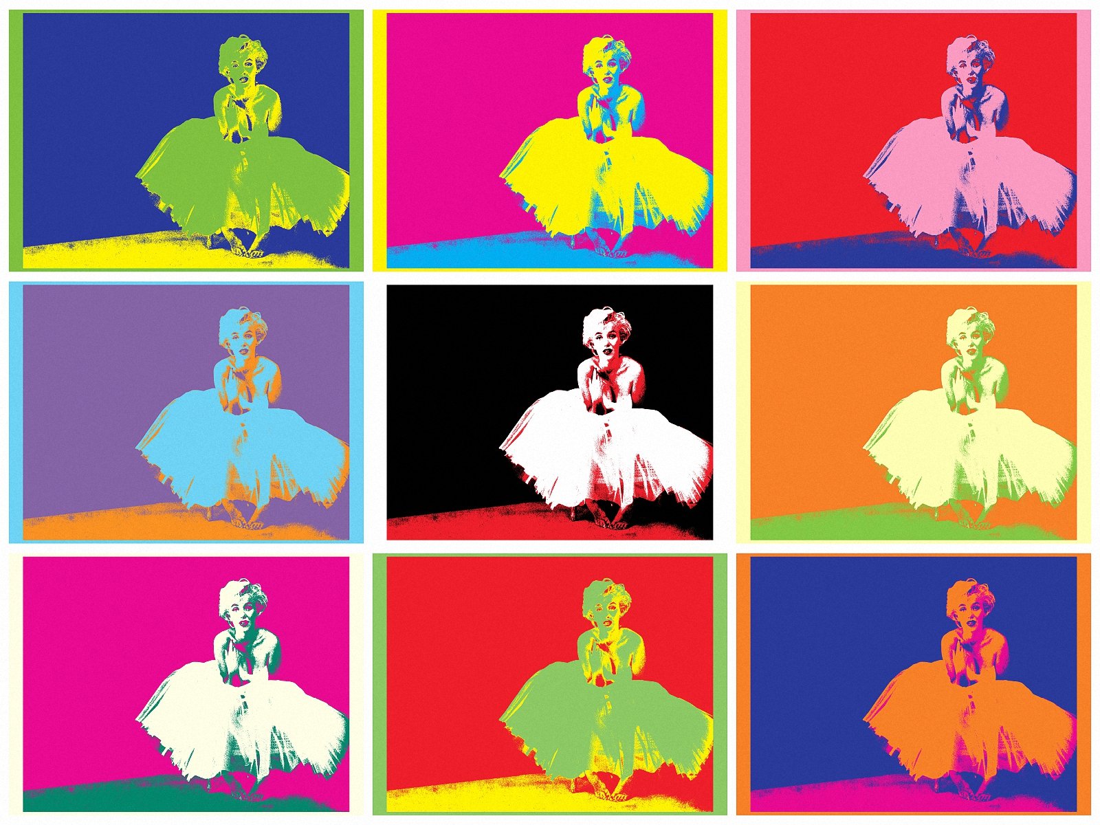 MARILYN MONROE BALLET POP ART ANDY WARHOL A4 Size SATIN PAPER PHOTO PRINT STUNNING 260GSM(297 x 210 mm or 11.7 x 8.3 inches)