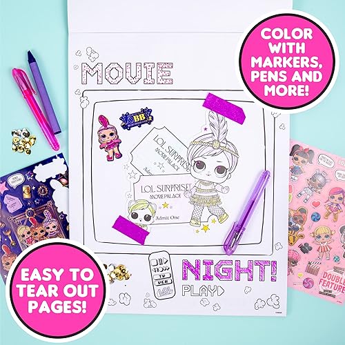 Miniatura 4 de L.O.L. Surprise! O.M.G. Ultimate Fashion Designer de Horizon Group USA, colorea y crea trajes y looks de maquillaje para las hermanas O.M.G. Incluye