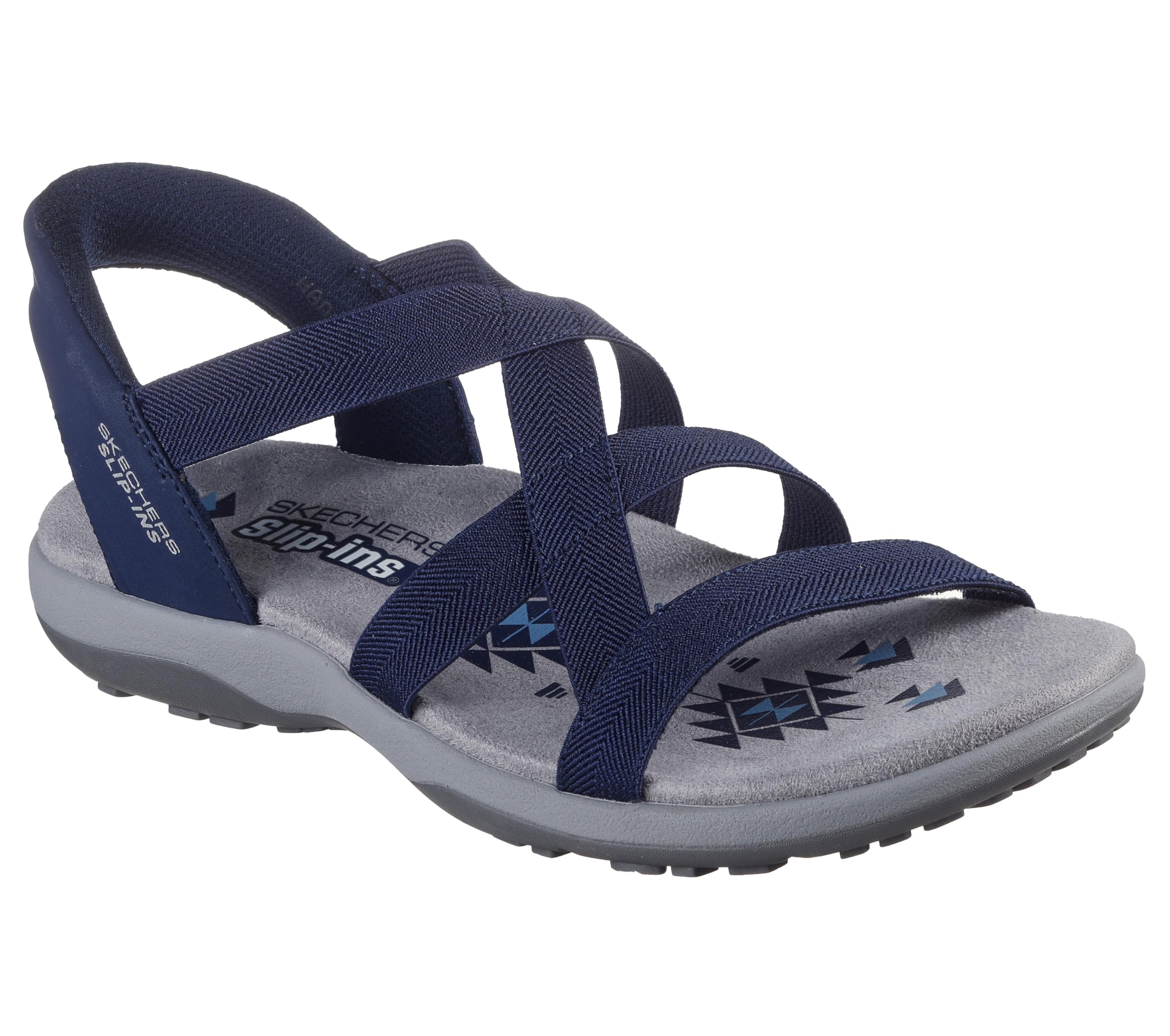 Skechers Femme Sandale Reggae Slim Stretch Flex Hands Free Slip-Ins