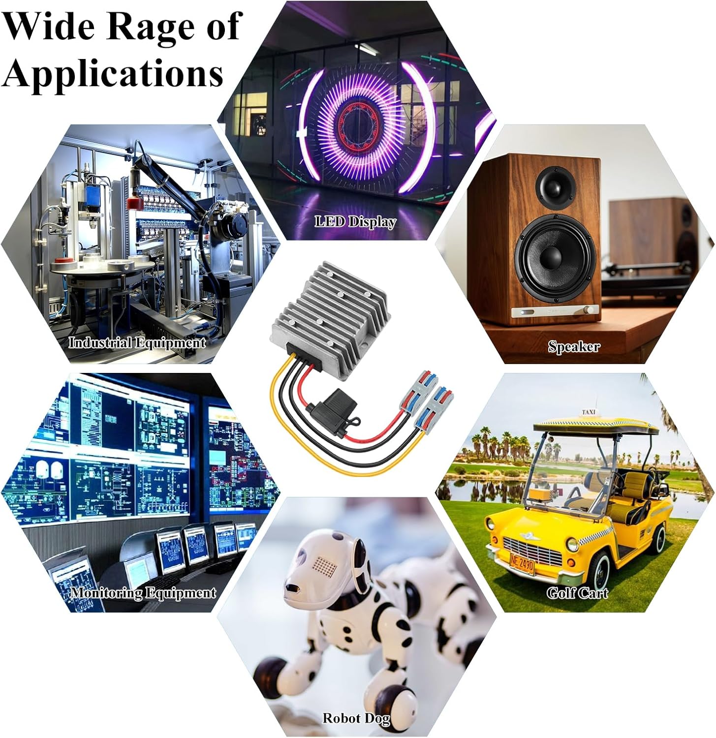 240W DC-DC Buck Converter 20V-90V to 12V 20A Transformer - Waterproof Power Supply for Truck/RV/Marine/Solar - Overload and Short Circuit Protection - Compatible with Audio Systems and CCTVs