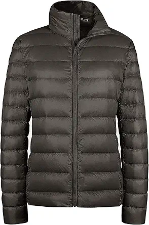 Wantdo Women's Packable Ultra Light Weight Short Down Jacket