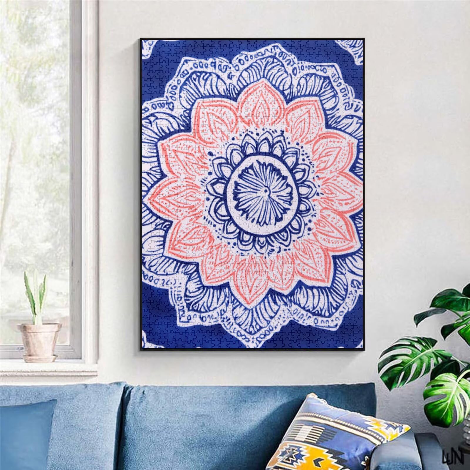 Puzzle 2000 Pezzi, 3 4 5 Anni Puzzle Mandala 6 7 8 Anni Giochi Educativi Sostenibili Con Motivi Per Adulti Da Gioco in Legno Di Alta Qualità Jigsaw Fiore per Gioco Familiare, 2026 Regalo Natale H-8717