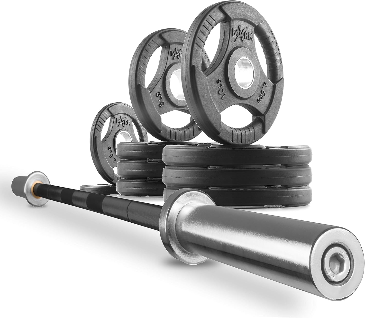 XMark 7 ft Weight Bar, Olympic Weight Lifting Barbell