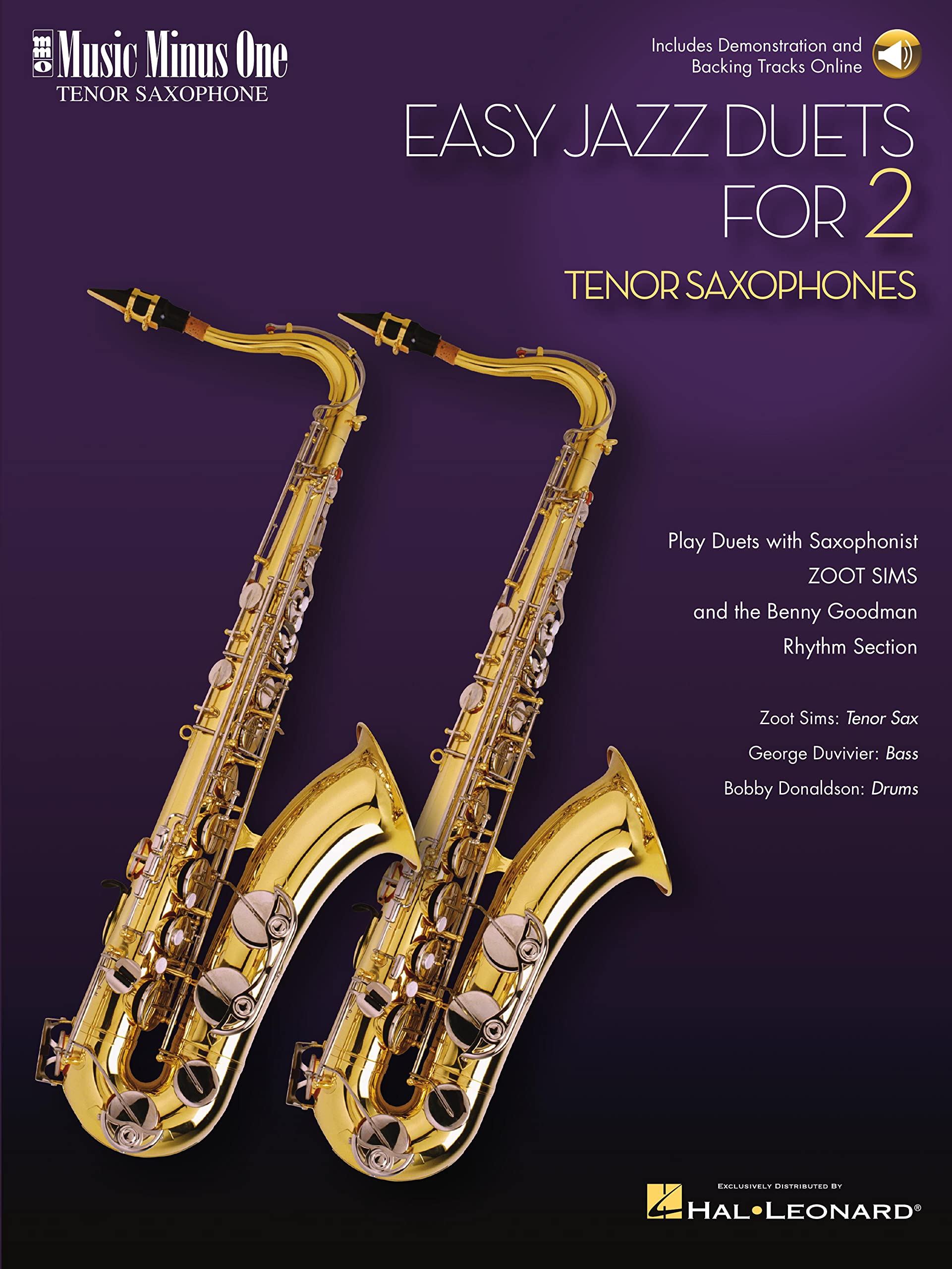 Duets for 2 Tenor Sax Music Minus One pour surmonter la solitude du jeu en solo