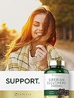 Vista 6 de Carlyle Siberian Eleuthero 300 cápsulas Fórmula sin OMG y sin gluten Ginseng siberiano Suplemento de hierbas tradicionales