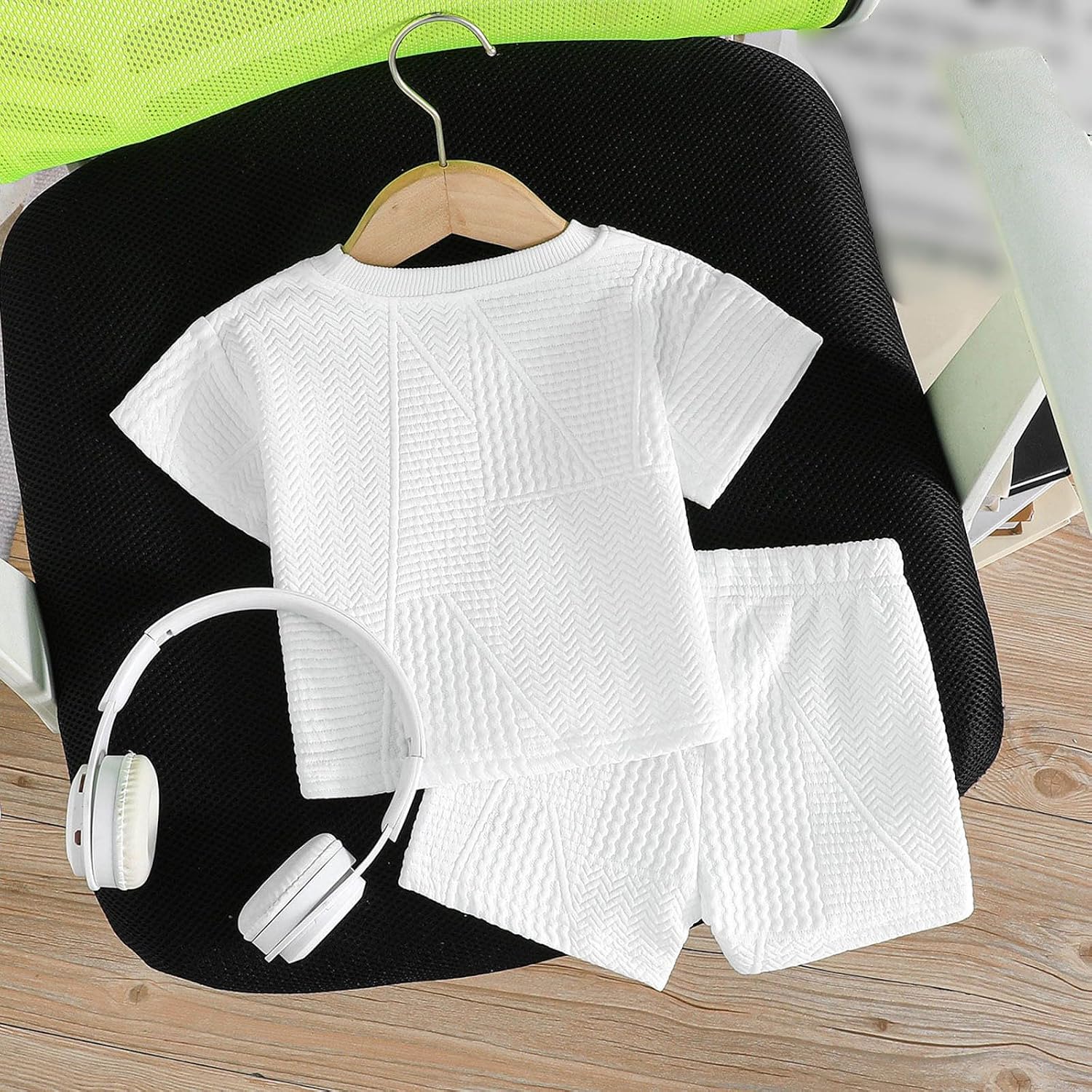 Kids Boys Summer 2 Pieces Set 2026 Two Piece Short Sleeve Shirt And Short Sets Dinosaur Print Crewneck Comfortable Clothing