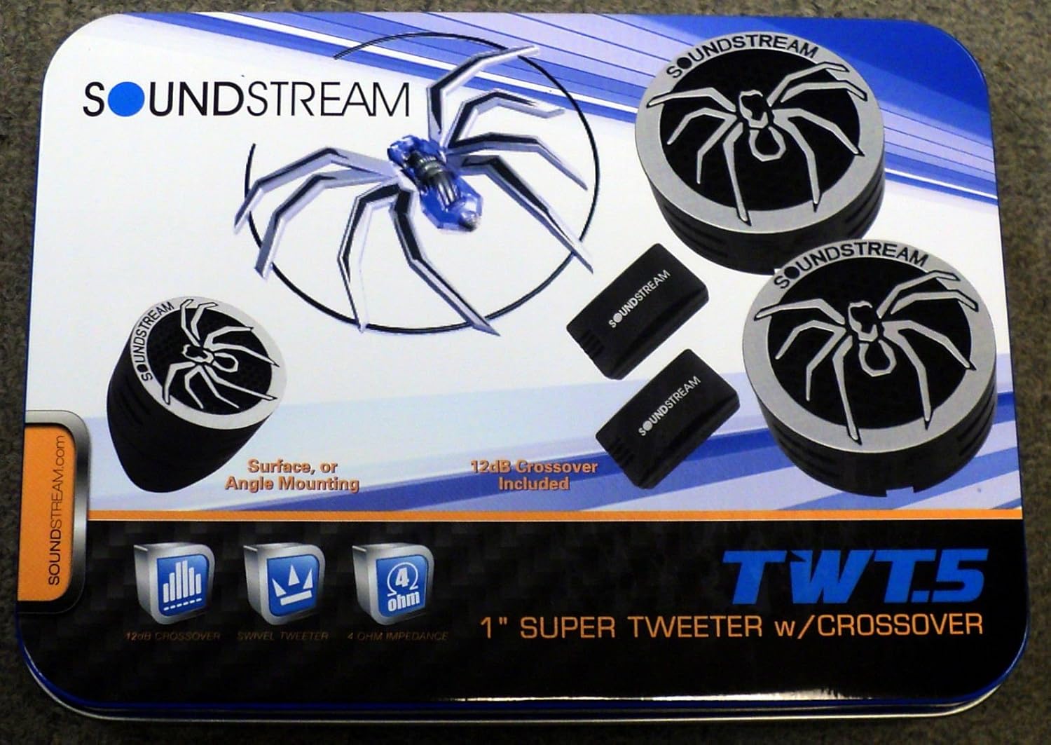 Soundstream TWT.5 tweeter installed in a car interior