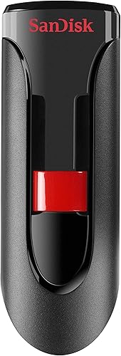 Vista 2 de SanDisk Unidad flash USB 2.0 Cruzer Glide de 128 GB - SDCZ60-128G-B35, color negro