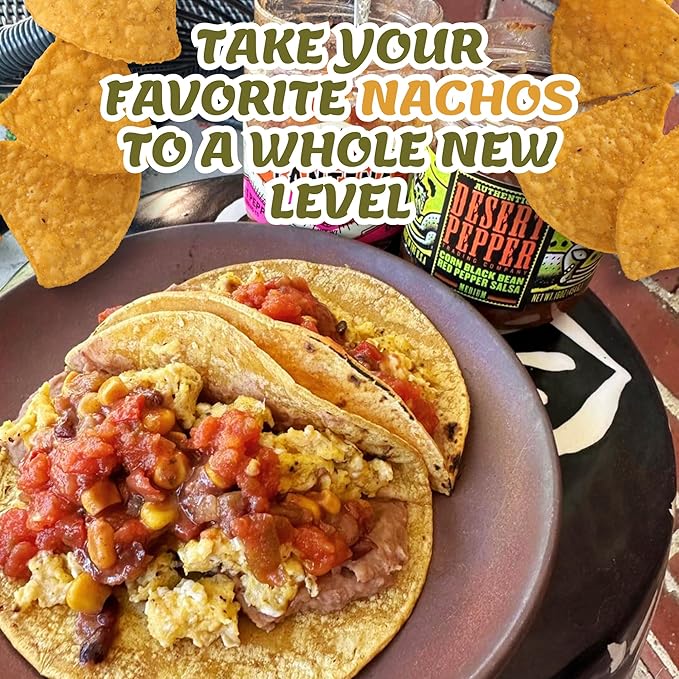 Salsa Desert Pepper de Maíz, Frijol Negro y Pimiento Rojo - Pack de 6 miniatura 2