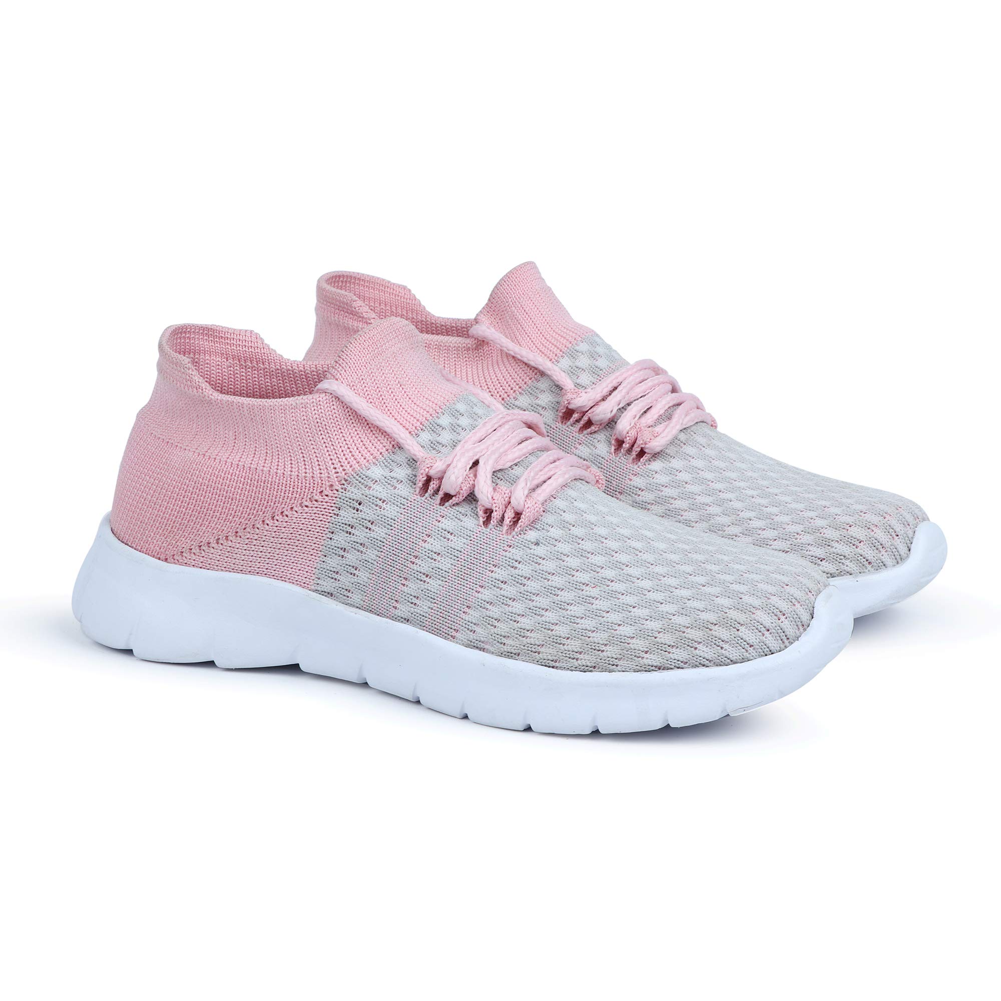 HimQuen Running,Walking, Sports,Gym Shoes for Women & Girls Size 37 - Beige (B08TWH4K3Y) Amazon Price History, Amazon Price Tracker