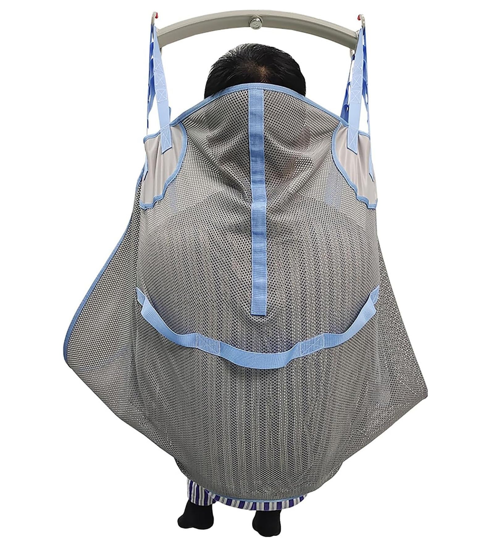 CEEBUS Arnés universalconfort Eslinga Universal de Cuerpo Entero con Abertura para Inodoro, Eslinga de Tejido de Malla para traslado y baño, para Ancianos discapacitados (Size : XL)