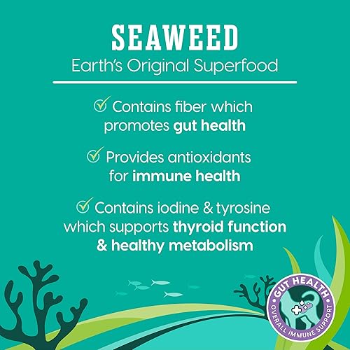 Miniatura 5 de SeaMeal - Golosinas de atún para lamer con algas marinas para piel y pelaje, golosinas húmedas para gatos con apoyo de salud digestiva e