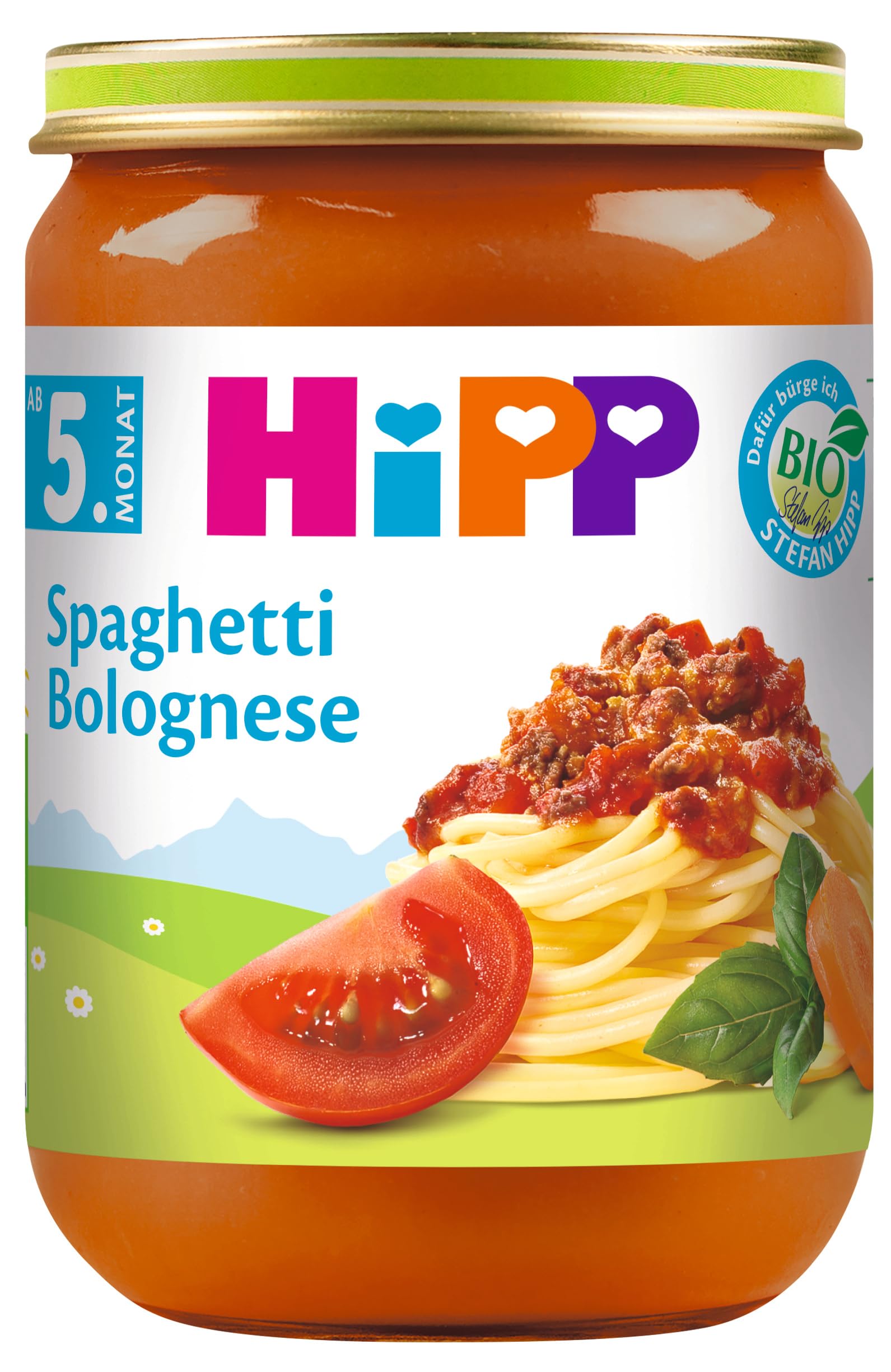 Hipp Spaghetti Bolognese, 6er Pack (6 x 190 g) - Bio