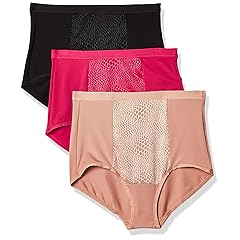 Women's Blissful Benefits Tummy-Smoothing Comfort Microfiber Brief 3-Pack Rs4433w