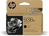 HP 936e Black EvoMore Ink Cartridge | Works with OfficeJet 9120, Pro 9100, Pro Wide Format 9700 | Carbon Neutral | 4S6V6LN